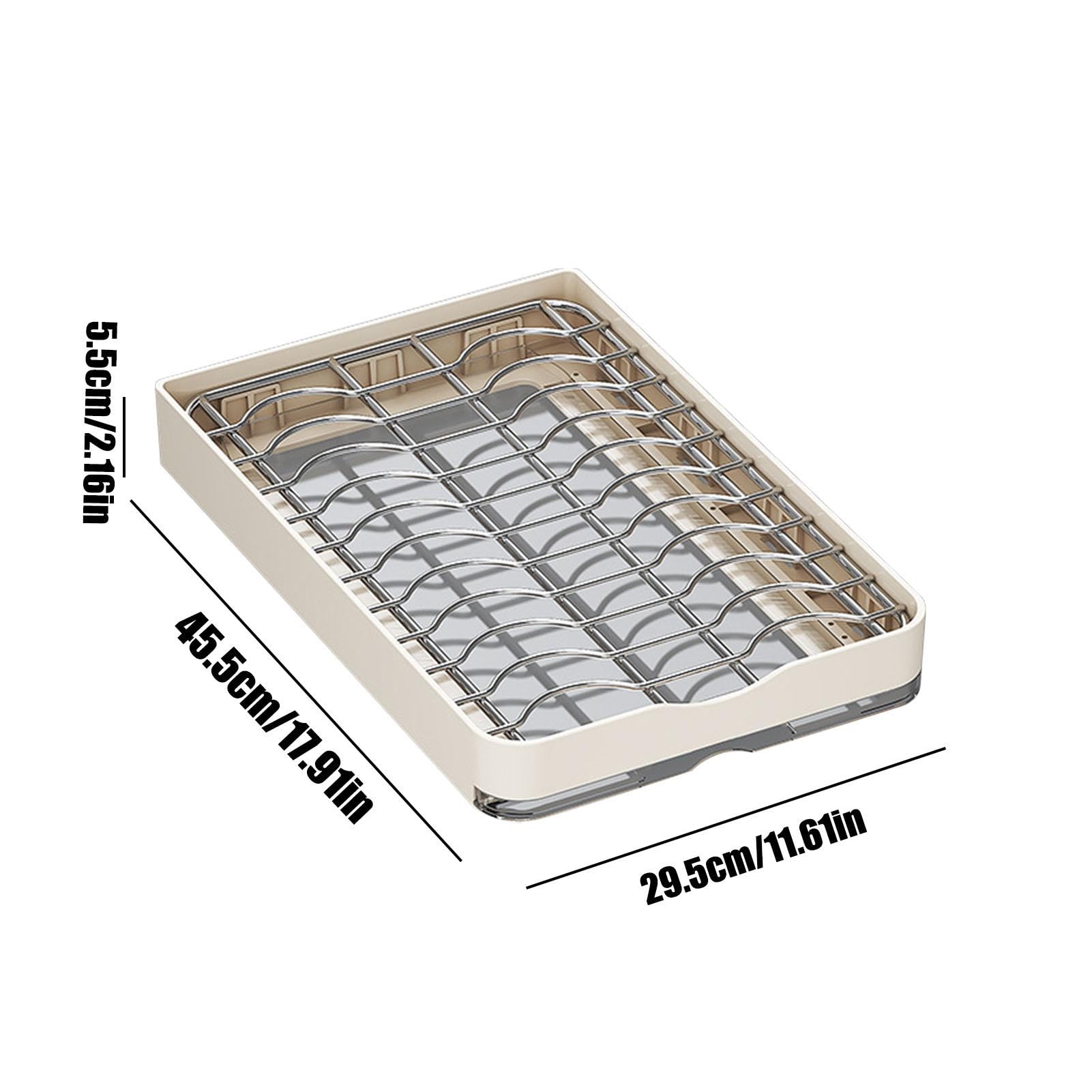 Tiroirs extensibles pour armoire de cuisine, organisateur d'armoire de cuisine, support de séchage extensible en métal, étagère de rangement pour cuisine, salle de bain, salon