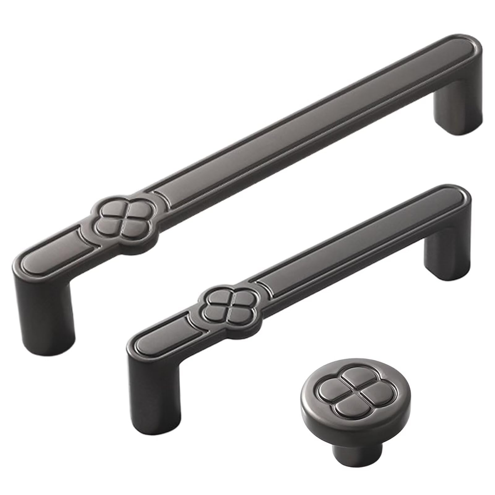Confezione da 10 maniglie per armadietti, con foro centrale da 13 cm, in lega di zinco, per armadietti da cucina, armadi, cassettiere, in metallo massiccio, pomelli per mobili e maniglie