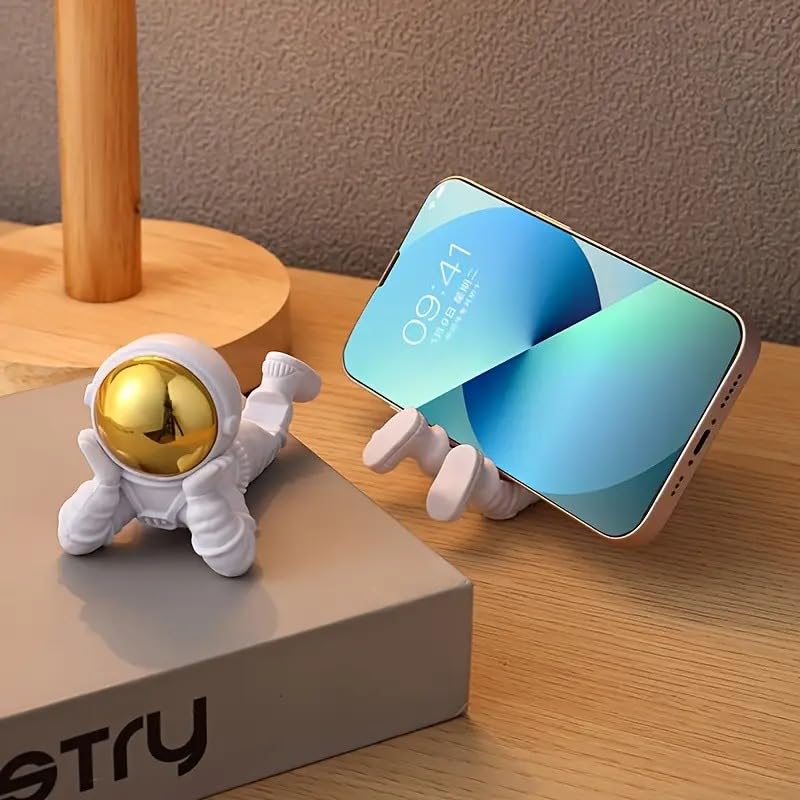 Street27® Astronaut Figurine Creative Phone Stand Holder Desk Accessories Tabletop...