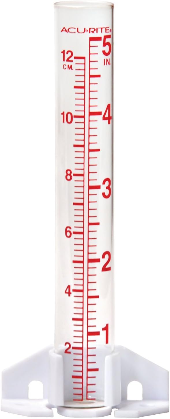 AcuRite 00810A2 Glass Rain Gauge