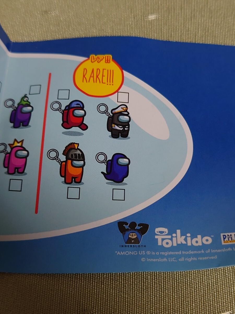 Amazon.co.jp: AMONG US フィギュアキーチェーン レア2点+ ミニ