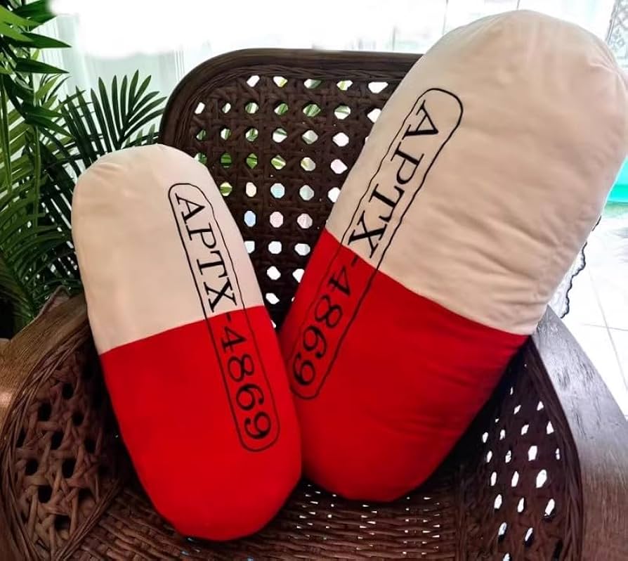 名探偵コナン　コナンカフェ　APTX4869　スパンテックスビーズクッション 名探偵コナンコナンカフェAPTX4869スパンテックスビーズクッション