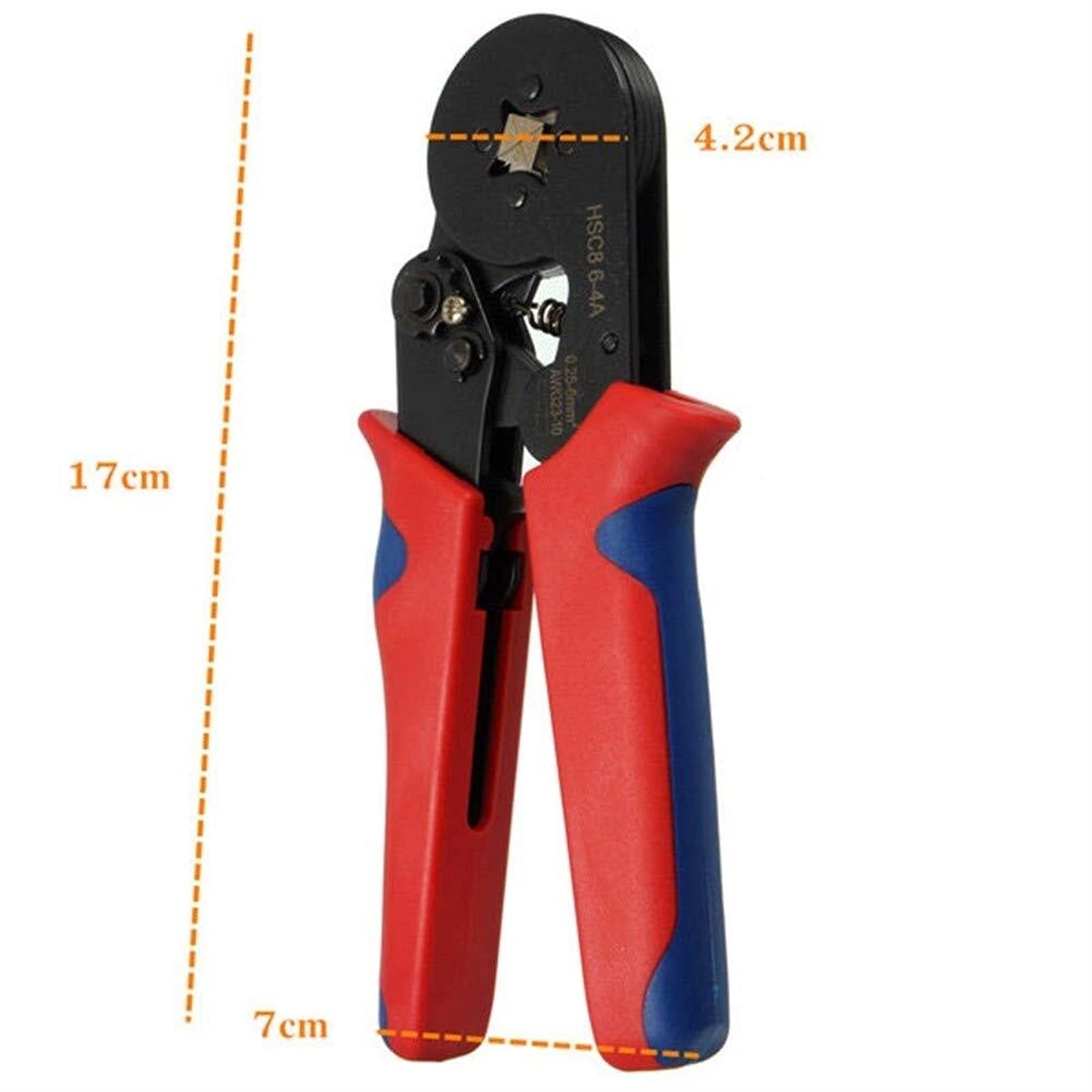 Pinza spelafili ， HSC8 6-4A AWG23-10 Pinza spelafili autoregolante Pinza crimpatrice a cricchetto Pinza crimpatrice Pinza