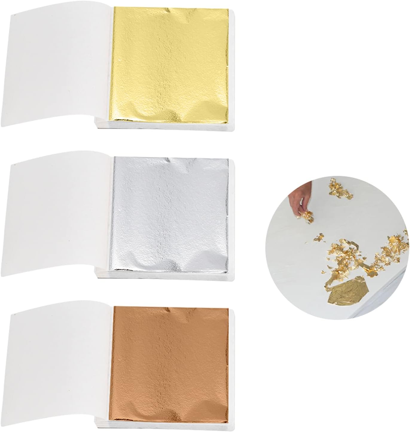 Blattgold Set 3 Farben - Essbare Goldfolie Für Backen & Deko