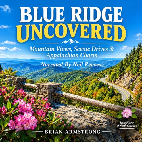 『Blue Ridge Uncovered: Mountain Views, Scenic Drives & Appalachian Charm』のカバーアート