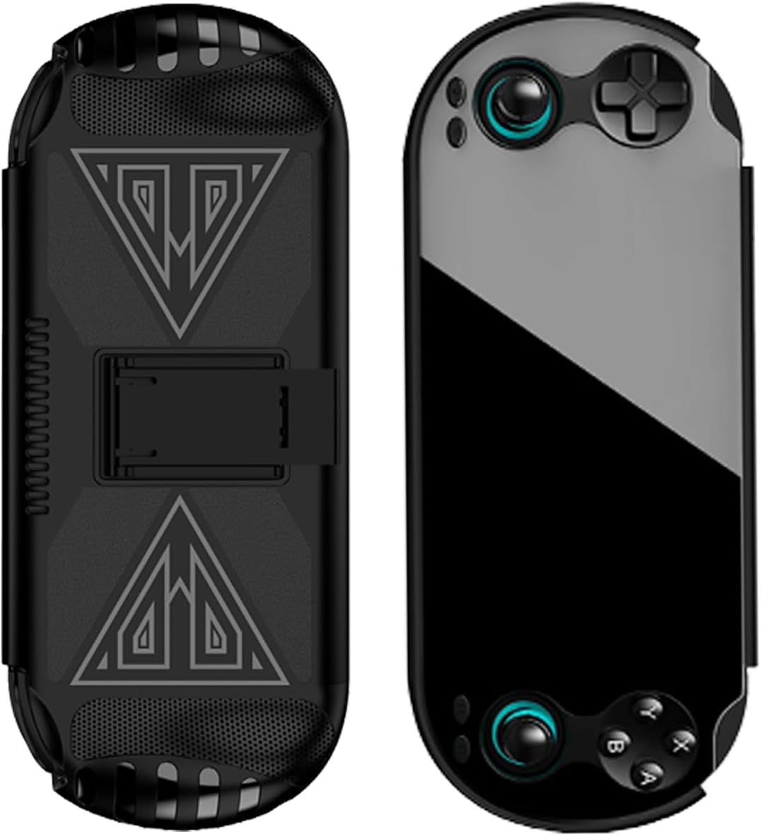 Case for RG VITA Pro with Stand, WUNIAK Thickened Upgrade Design Scratch Proof Durable Protection Rubber TPU Cover(Black).