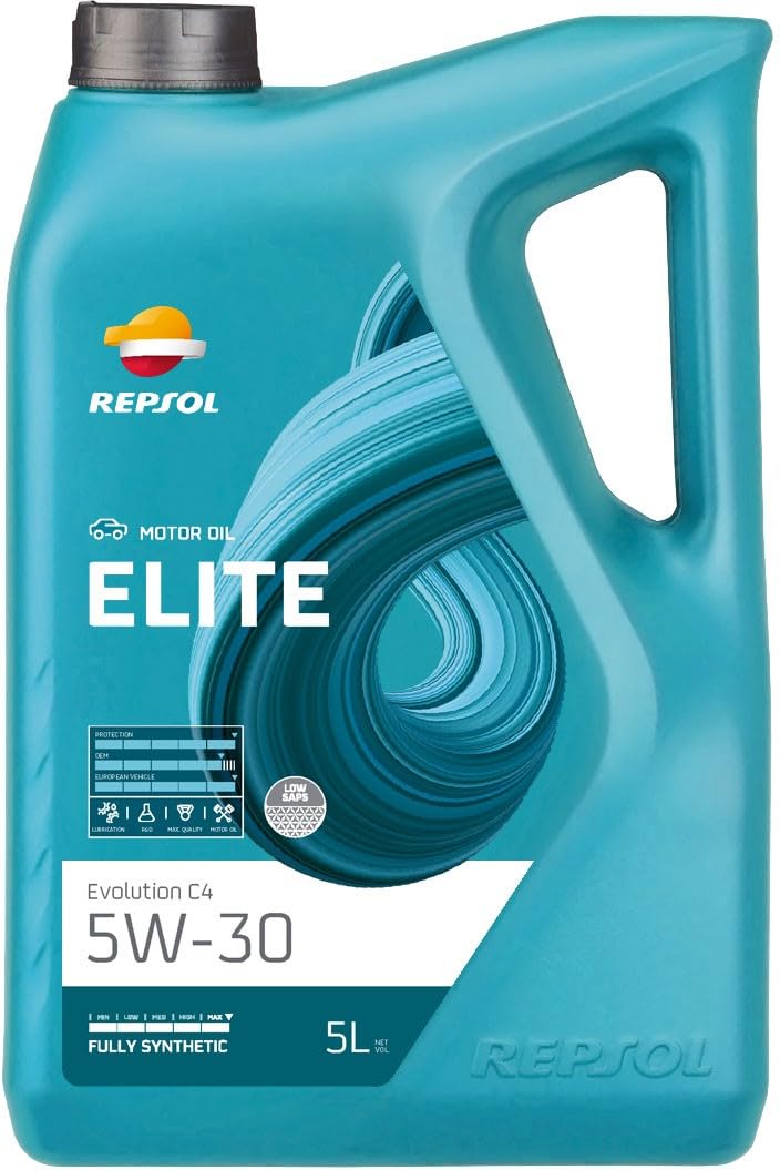 REPSOL ELITE EVOLUTION 5W30 C4 bidón 5 litros aceite motor coche ACEA C4 RN0720 MB 226.51