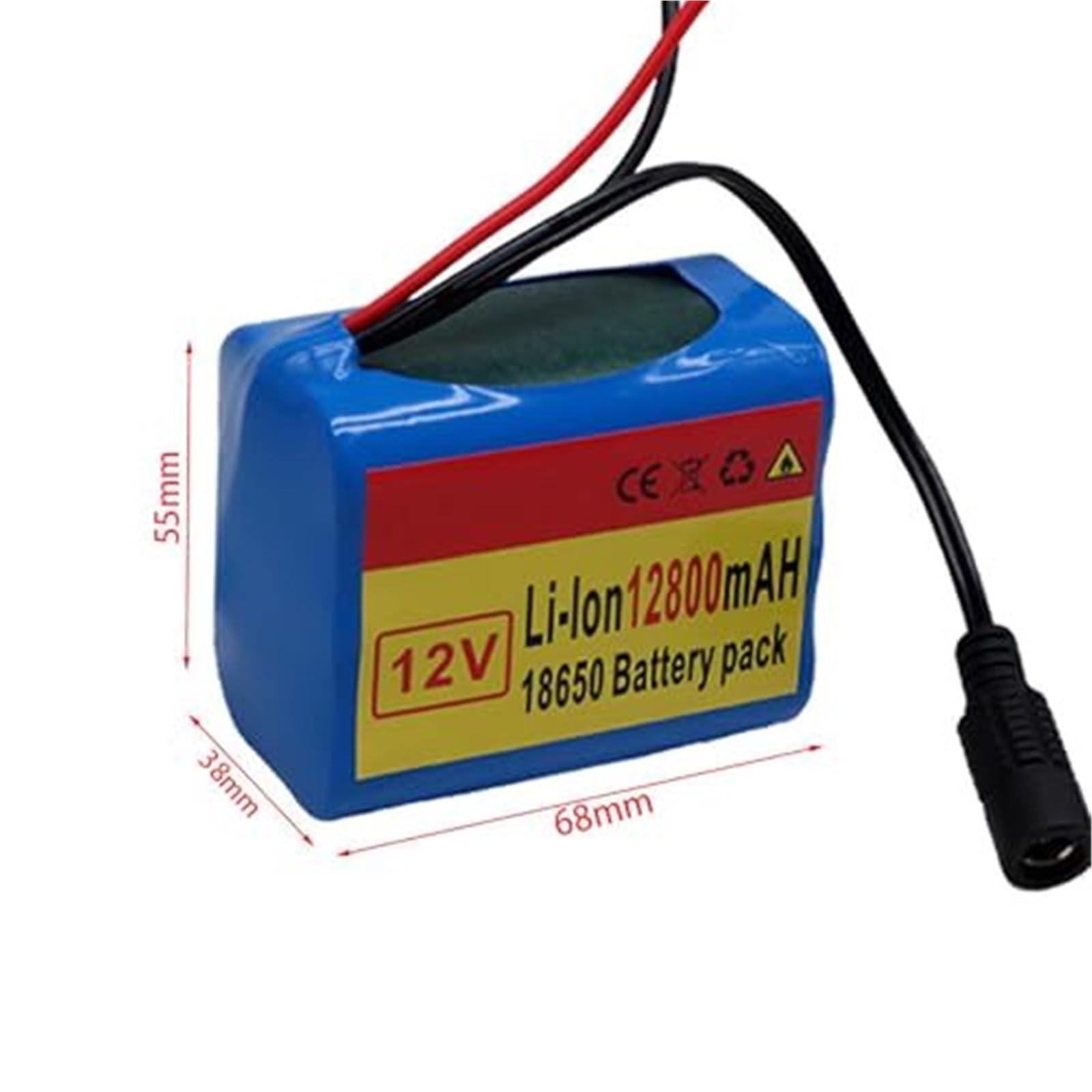 Akumulator litowo-jonowy 3S2P 12 V 12800 mAh Wbudowana karta ochronna BMS Akumulatory litowo-jonowe z ładowarką 12,6 V 2 A T