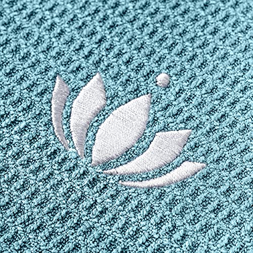 Foto von Lotuscrafts Yoga Handtuch Wet Grip - rutschfest & Schnelltrocknend - Antirutsch Yogatuch mit hoher Bodenhaftung - Yogahandtuch ideal für Hot Yoga [183 x 61 cm]