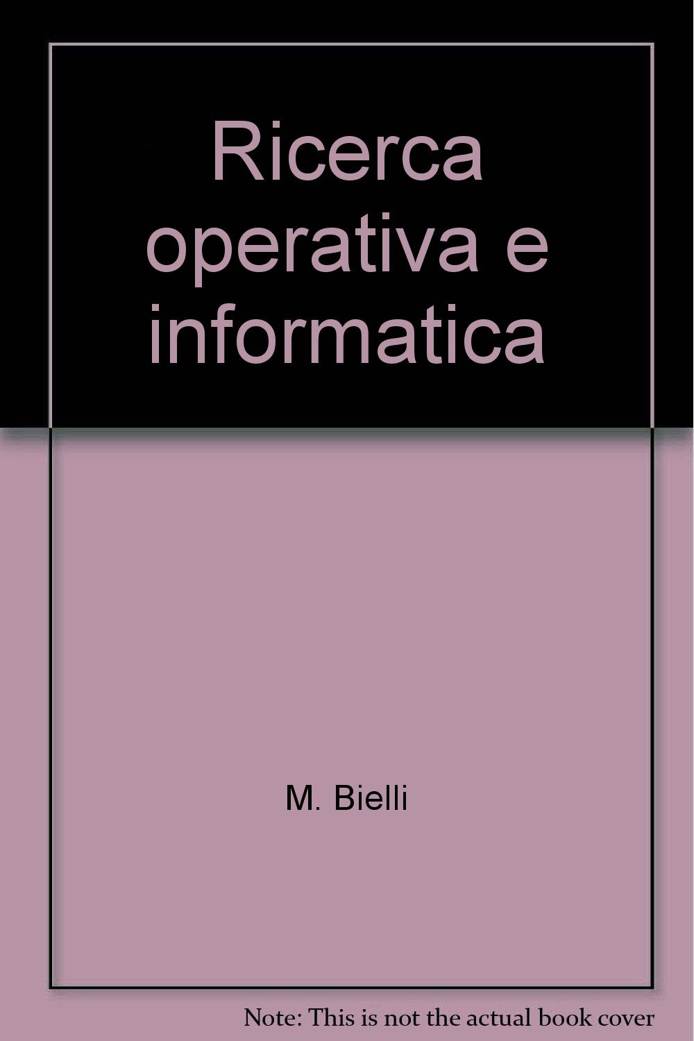 Ricerca operativa e informatica