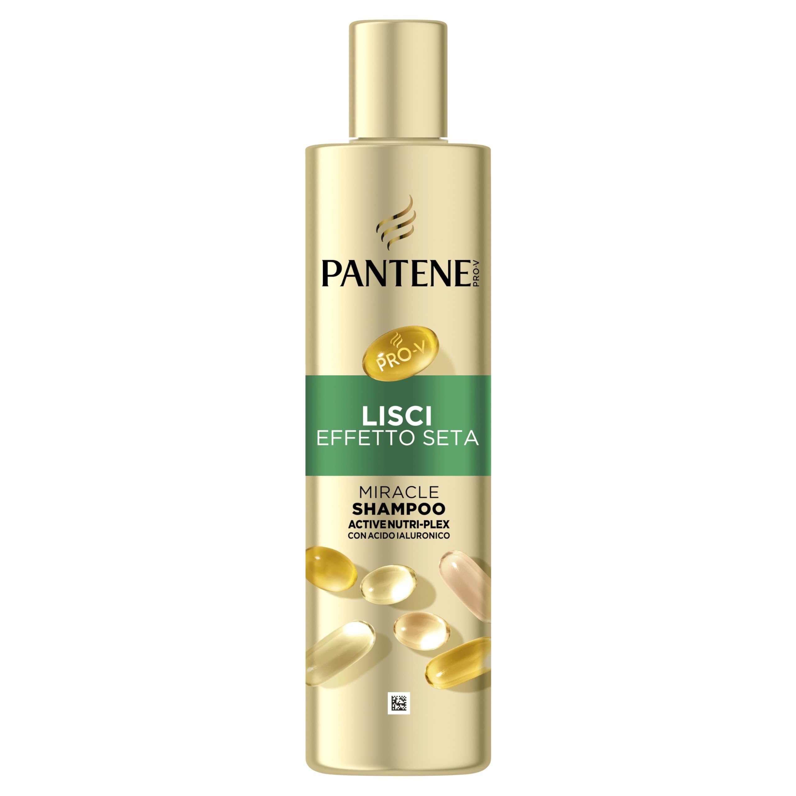 Pantene Shampoo Miracles Lisci Effetto Seta Per Capelli Crespi, 250ml+ Balsamo 200ml+ Maschera 300ml