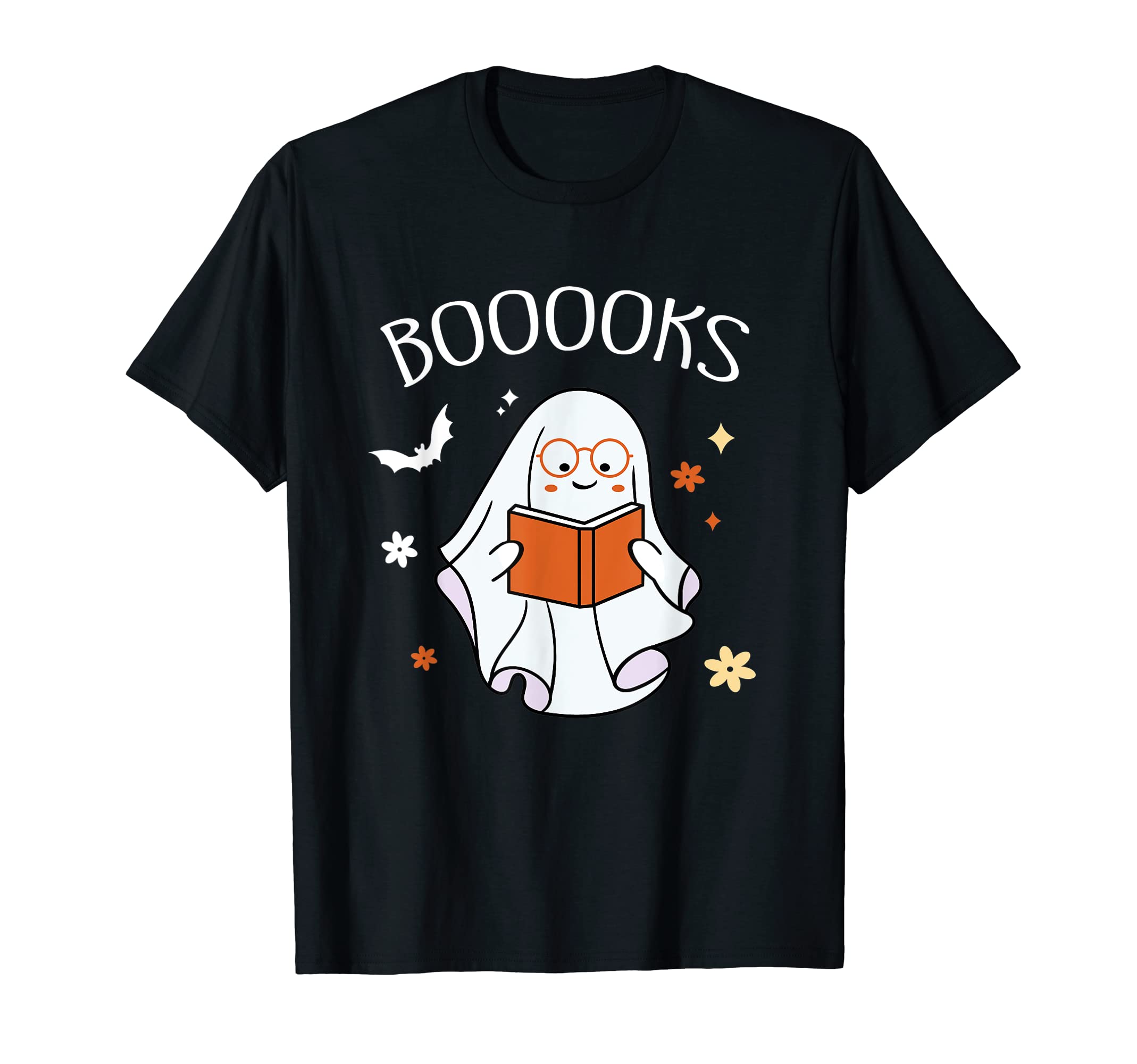 Read More Books Ghost Gifts TeesHalloween Teacher Cute Booooks Ghost Read More Books T-Shirt