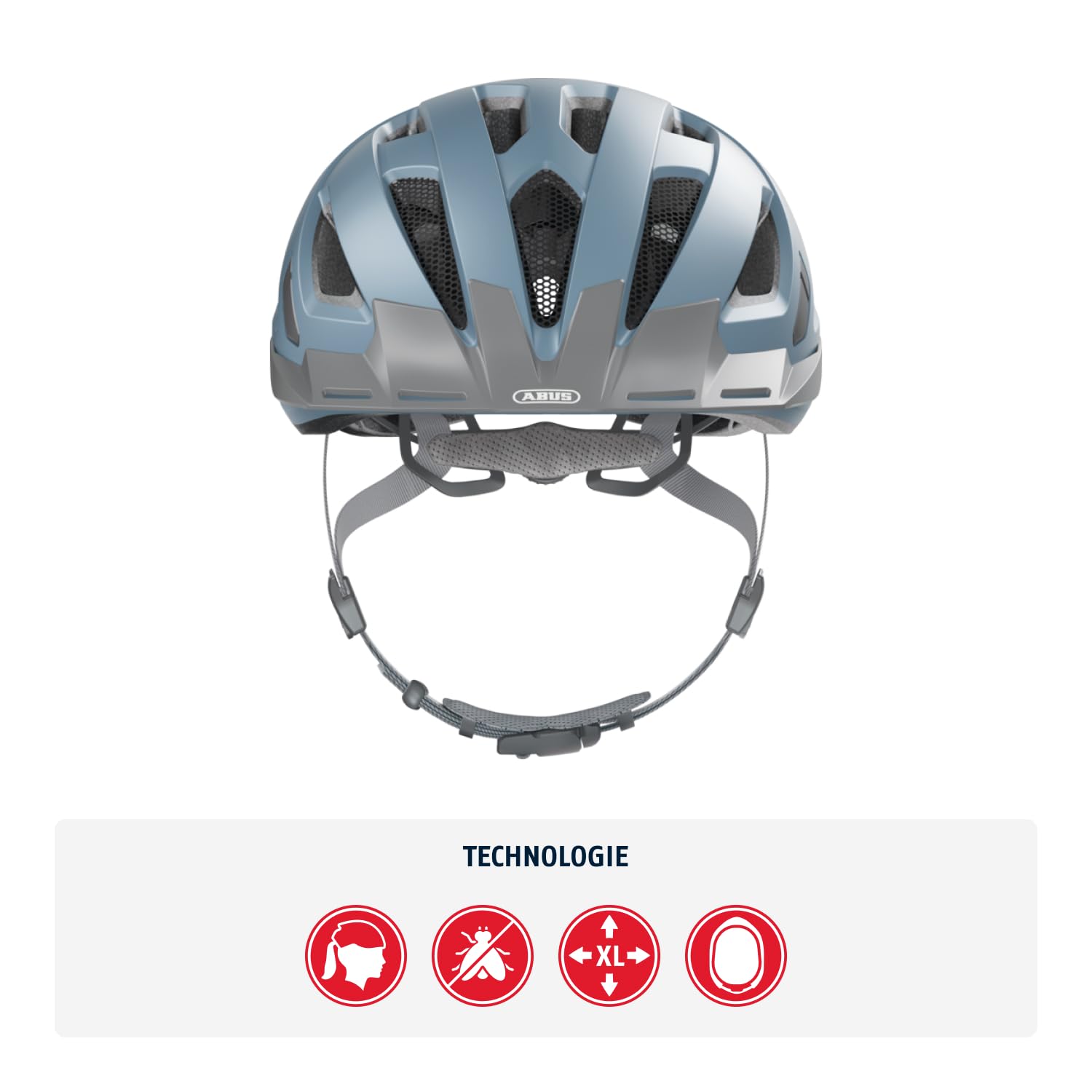 ABUS Stadthelm Urban-I 3.0 - Fahrradhelm mit Rücklicht, Schirm und Magnetverschluss - für Damen und Herren