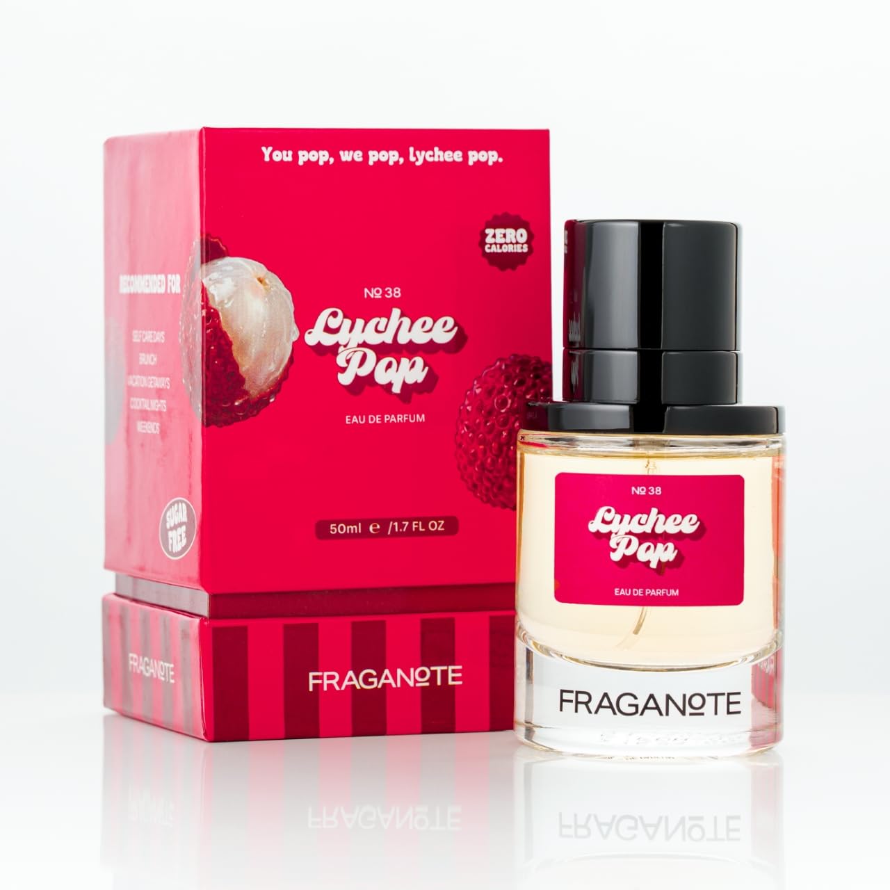 Fraganote Lychee Pop Perfume for Woman (50ml) | Eau De Parfum | Premium Perfume for Women | Ideal for Gifting | Lychee, Candy Note-picture-42