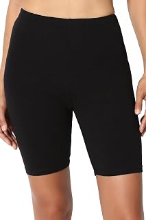 Omikka Women's Bio-Wash Knee Length Fitness Workout Running Yoga Shorts Price In India