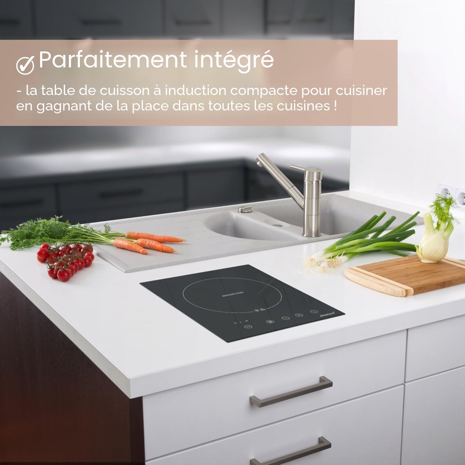 Steba IK 60 E Plaque à Induction/ou encastrable mobile/réglage de la température