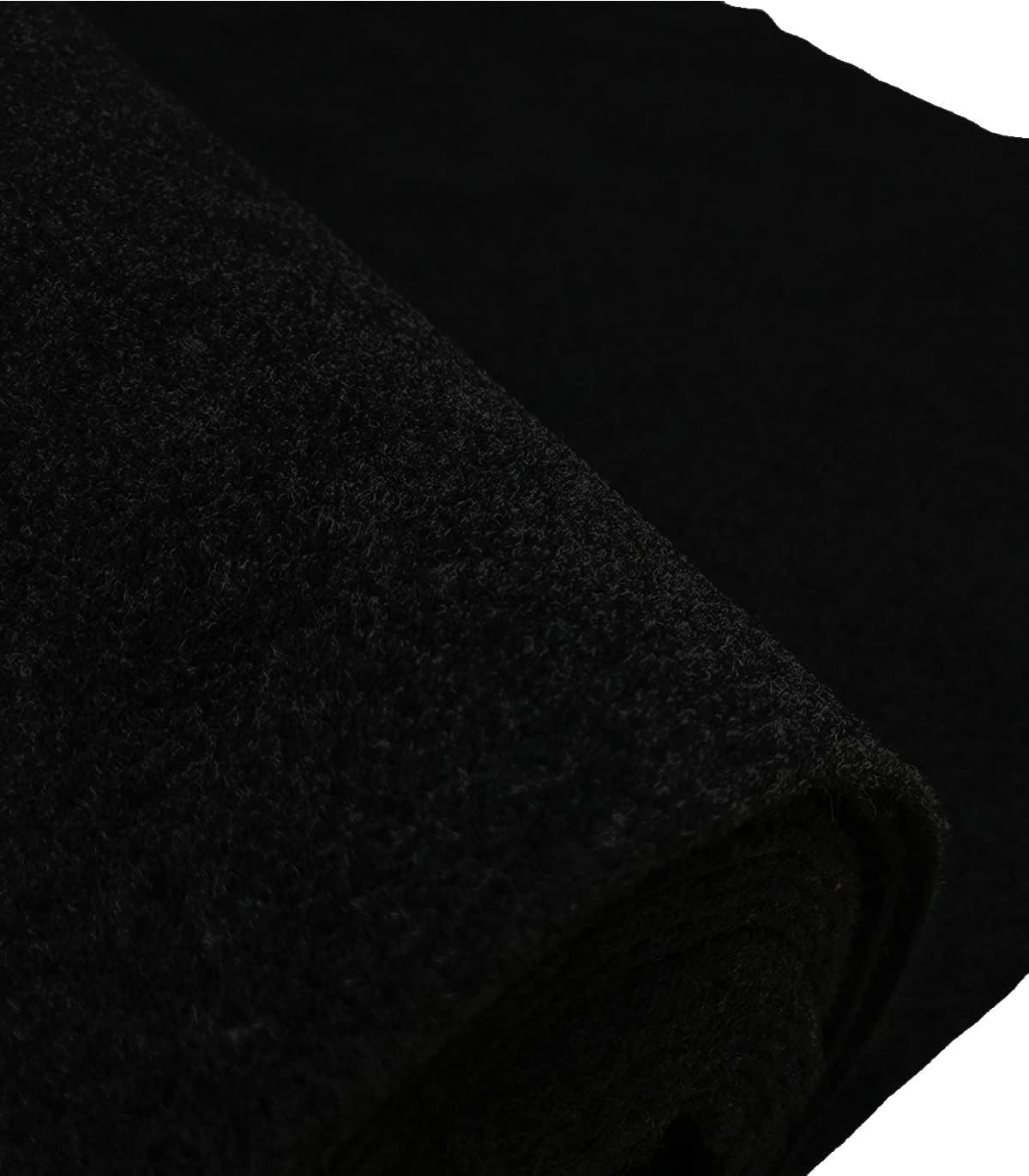 Moquette (2 m) Taglio di 200 x 160 cm in moquette nera per tappezzeria, camperizzare e altri - Kadusi