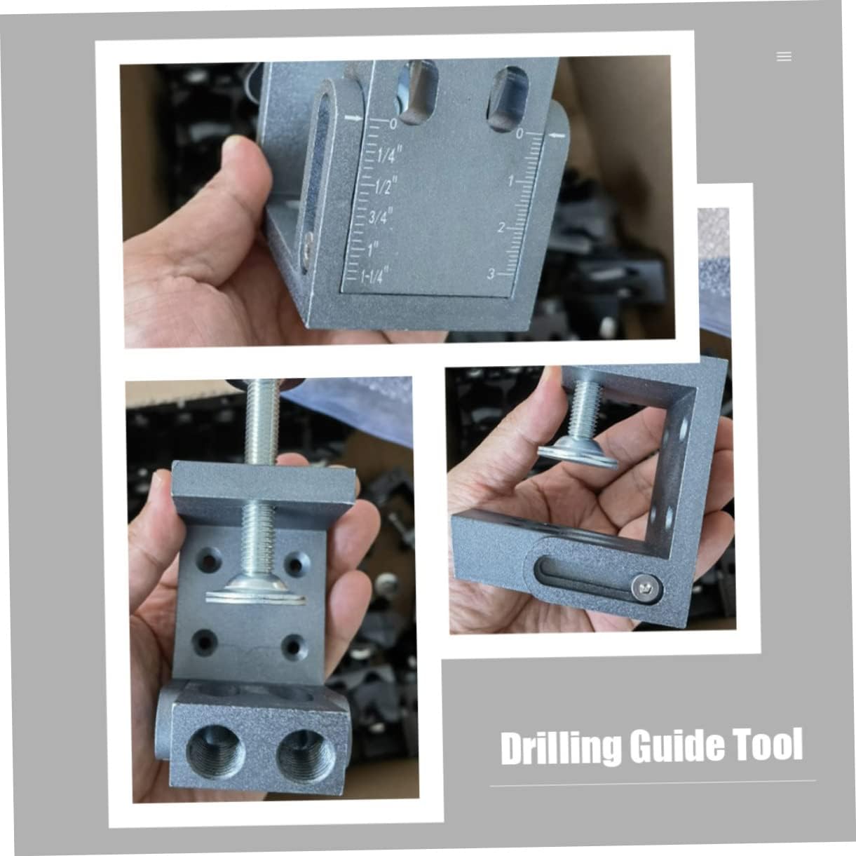 ARTIBETTER 1set Drilling Tool for Woodworking Inclined Positioning Guide Accurate Scale for Quick and Efficient Drilling of Panels