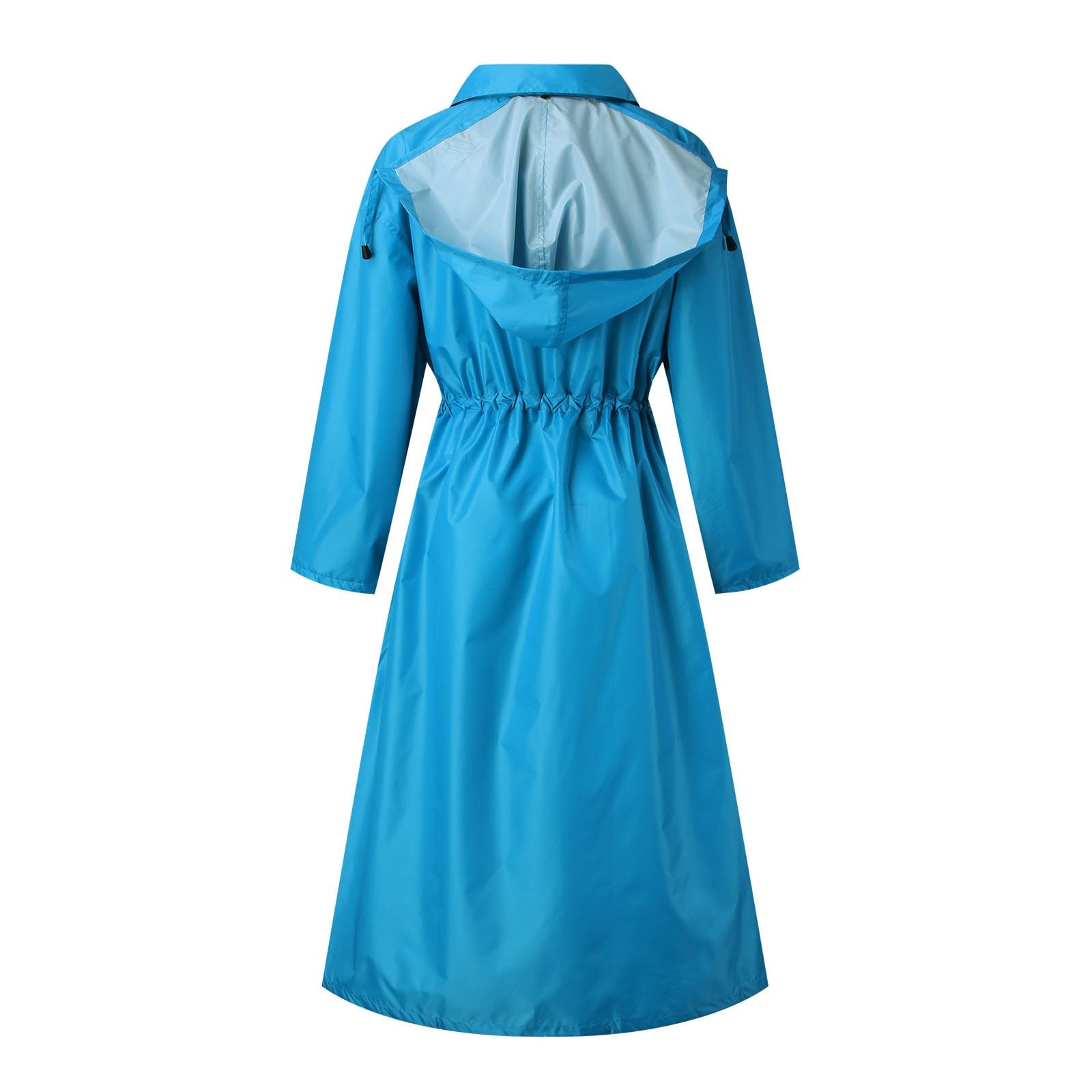 Sunnyuk Regenponcho Damen Fahrrad Atmungsaktiv Regencape Poncho Regen Wasserdicht Unisex Regenmantel Regenjacke Große Größen Xxl Rain Lang Wandern mit Ärmeln Erwachsene Regenbekleidung Festival