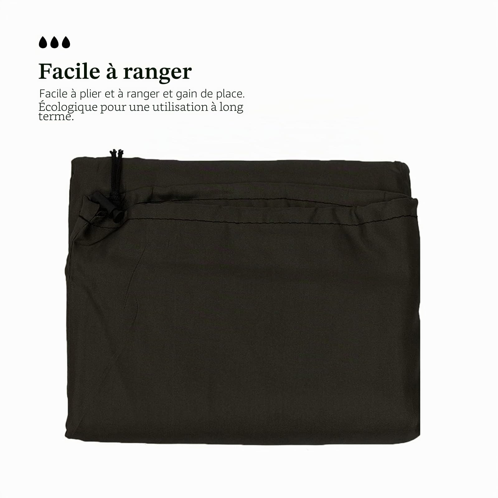 Housse de siège de bateau imperméable et résistante aux intempéries - Housse de protection pour chaise d'extérieur - Tissu Oxford - Protection complète