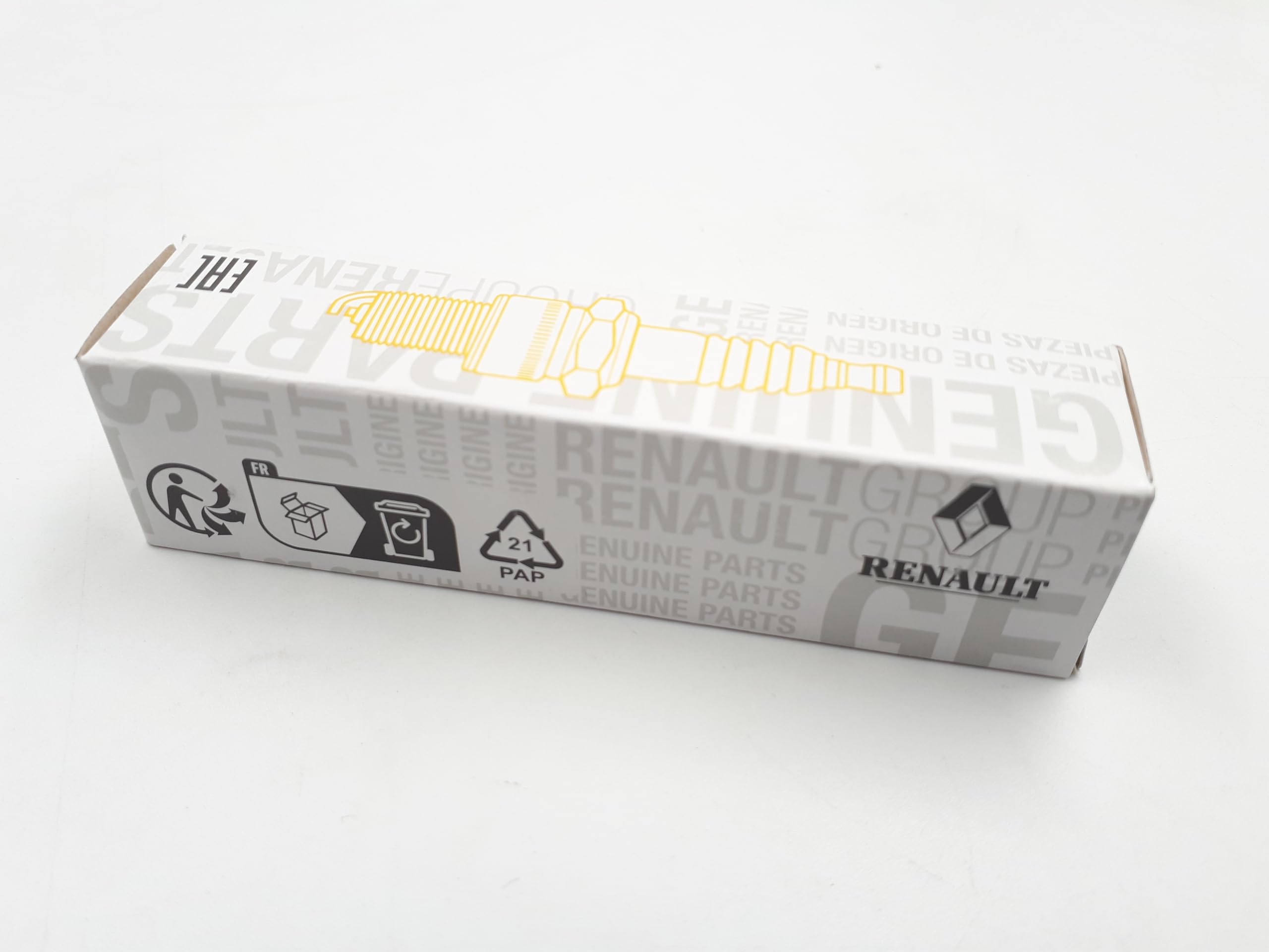 Confezione da 3 candele di accensione per Renault e Dacia Clio, Captur, Duster, Sandero, Twingo 224015145R