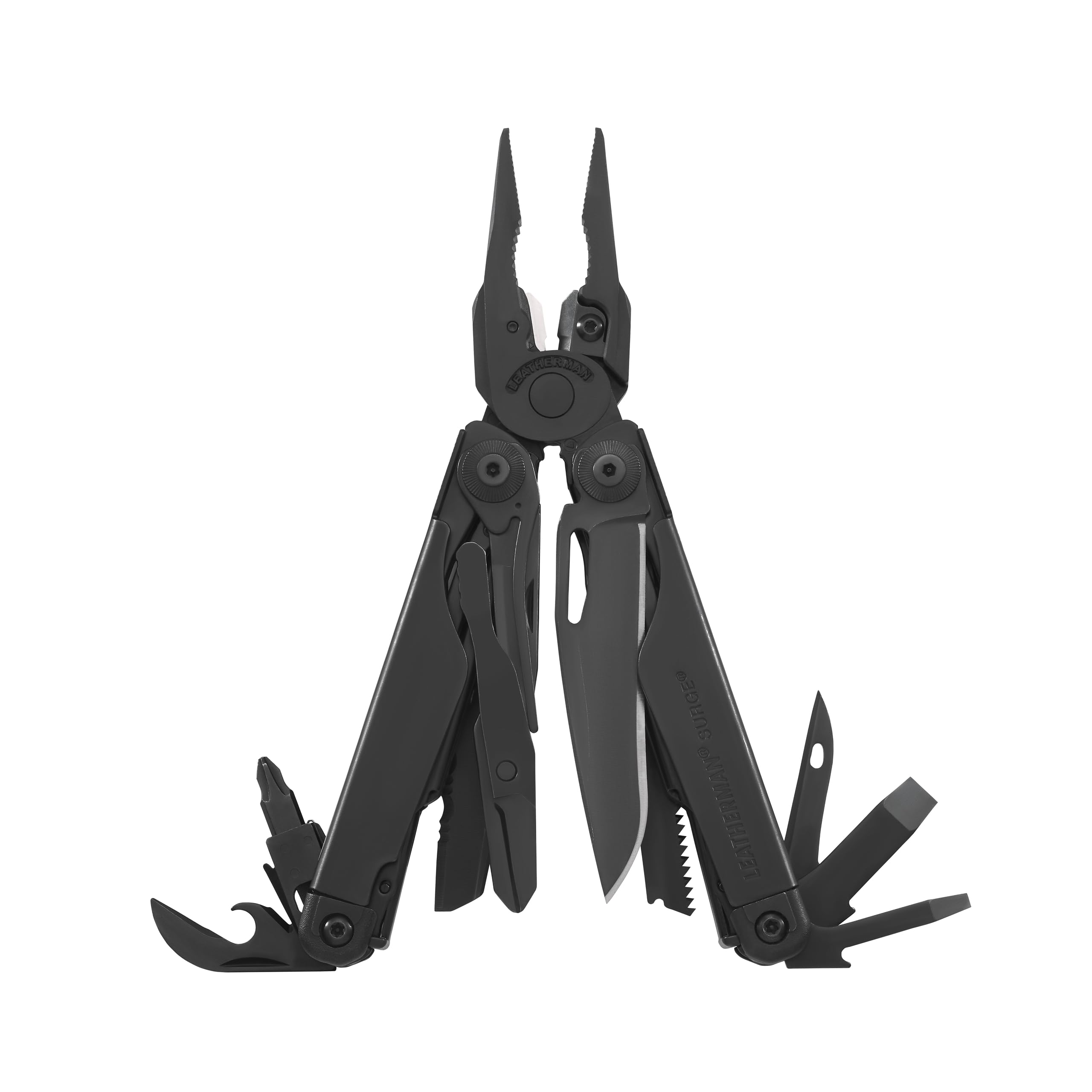 Leatherman Surge Multi-Tool - 21 Heavy-Duty Tools with Blades, Black