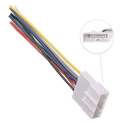 Miniatura 2 de Arnés de cables de radio de coche SZSAUTO 20pin XE53 con conector adaptador de antena