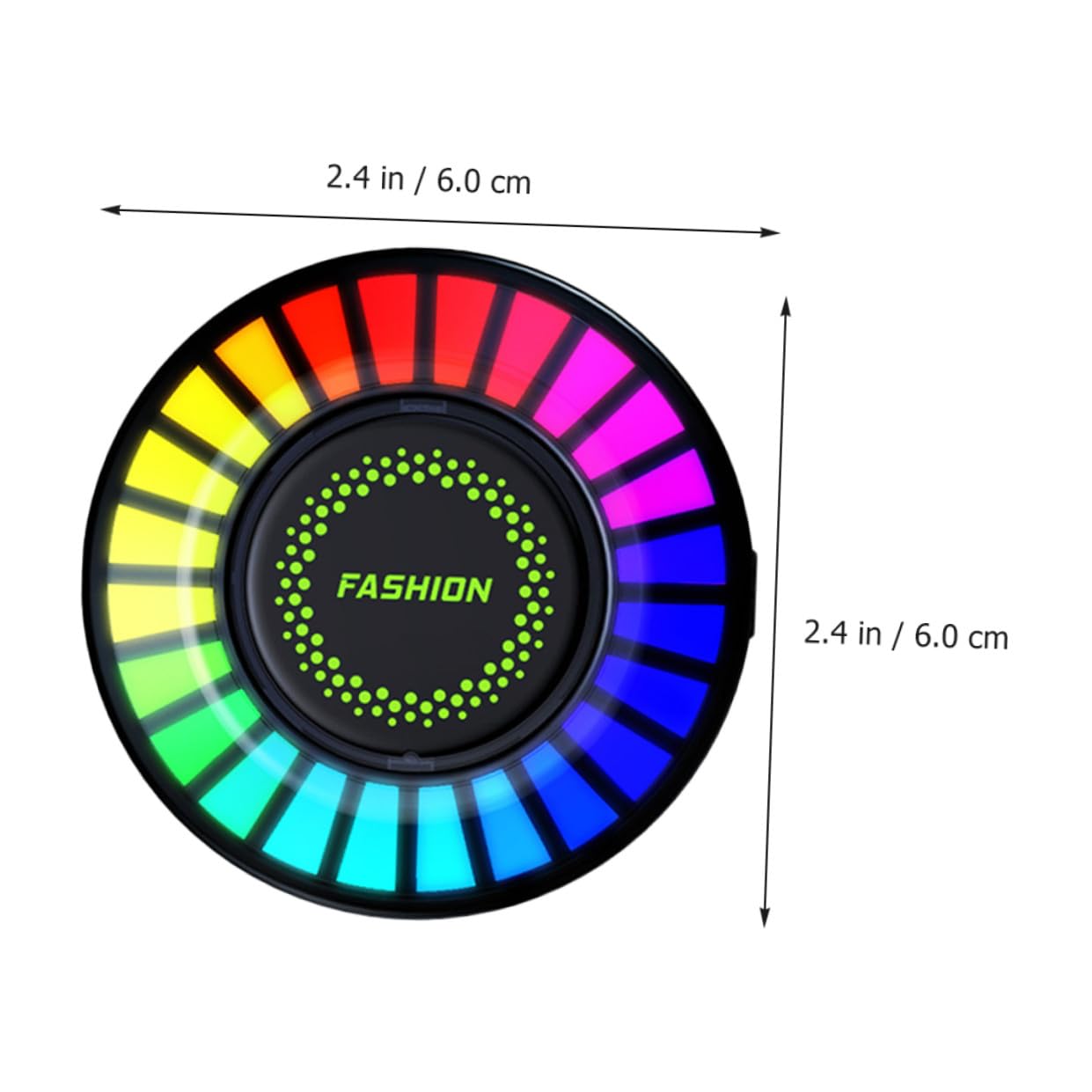 Gatuida 4pezzi Diffusore Auto Con Luce Led Rgb Clip Ventilazione Di Illuminazione Per Atmosfera Unica Accessorio Per Auto Facile Installazione e Design Elegante