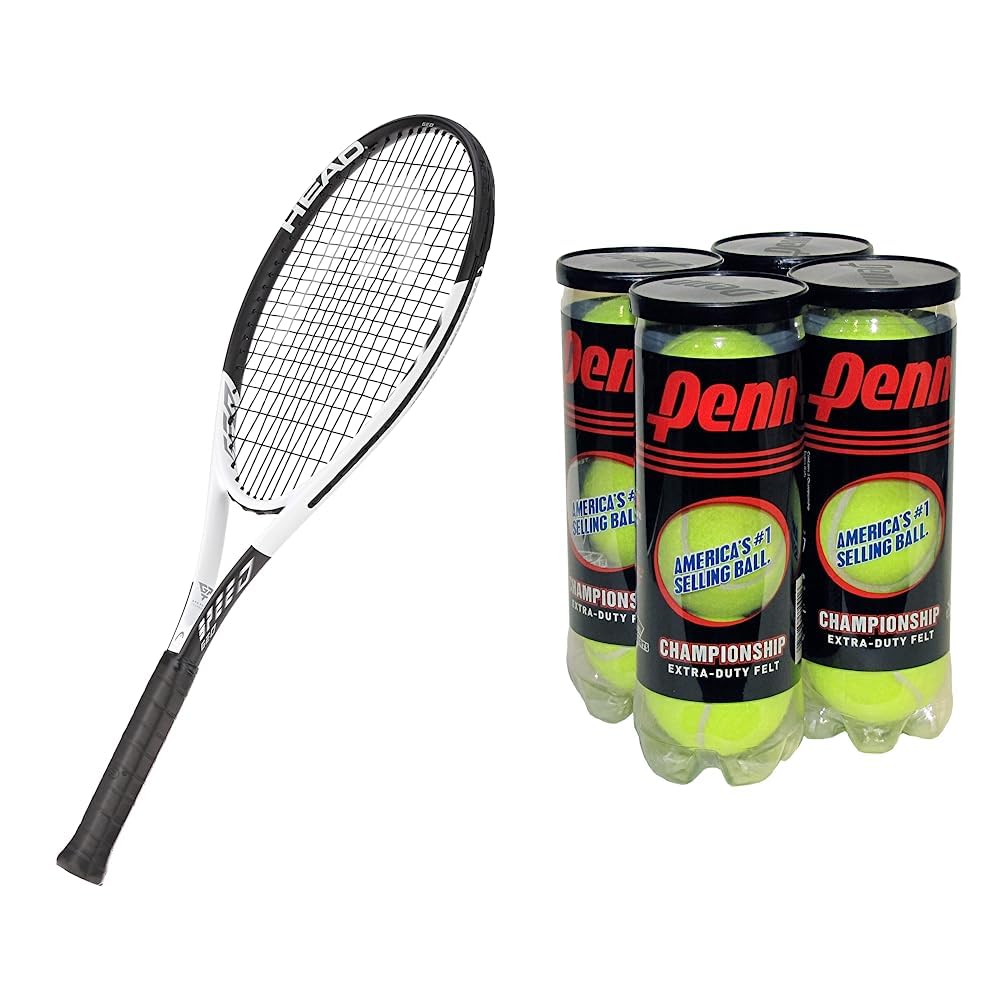 HEAD Geo Speed Adult Tennis Racket - Pre-Strung Light Balance 27.5 Inch Racquet