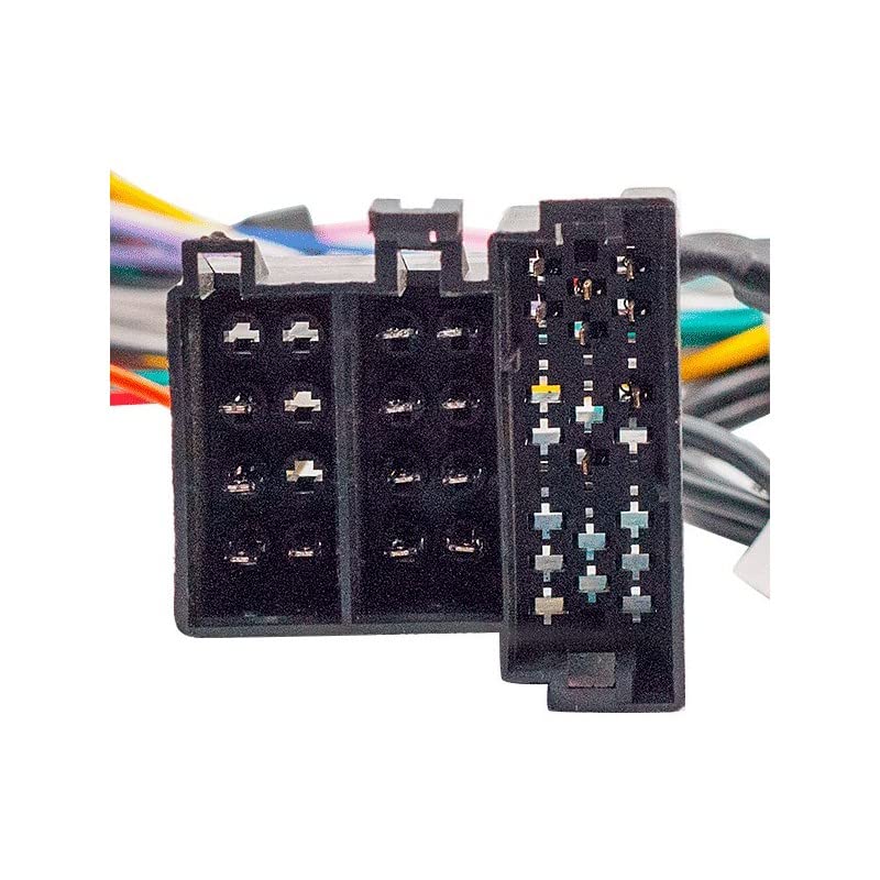 Sound way Fascio Cavo Adattatore CAN BUS comandi a volante compatibile con Audi A3 2004-2008 / A6 2004-2006 / TT 2004-2014 / A4 2002-2008 / B6 B7 S4 B7 B6 RS4 B7 / Seat Exeo Autoradio Android 16 pin