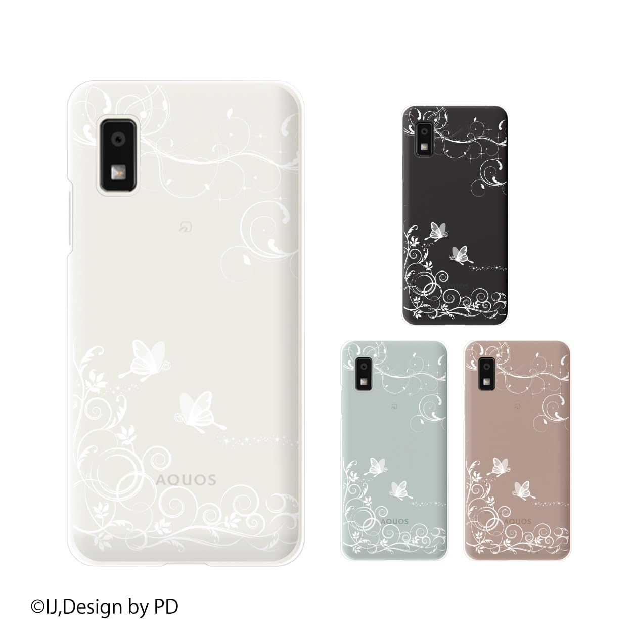 AQUOS docomo スマートフォン　SH-53C ケース付き 楽天市場】AQUOS wish3 ケース SH-53D/A302SH/A303SH/SH-M25 ブラック