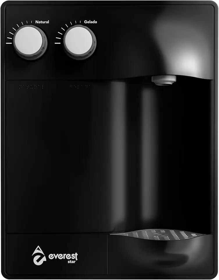 Purificador de Água Refrigerado por Compressor Everest Star Preto 127V/60Hz
