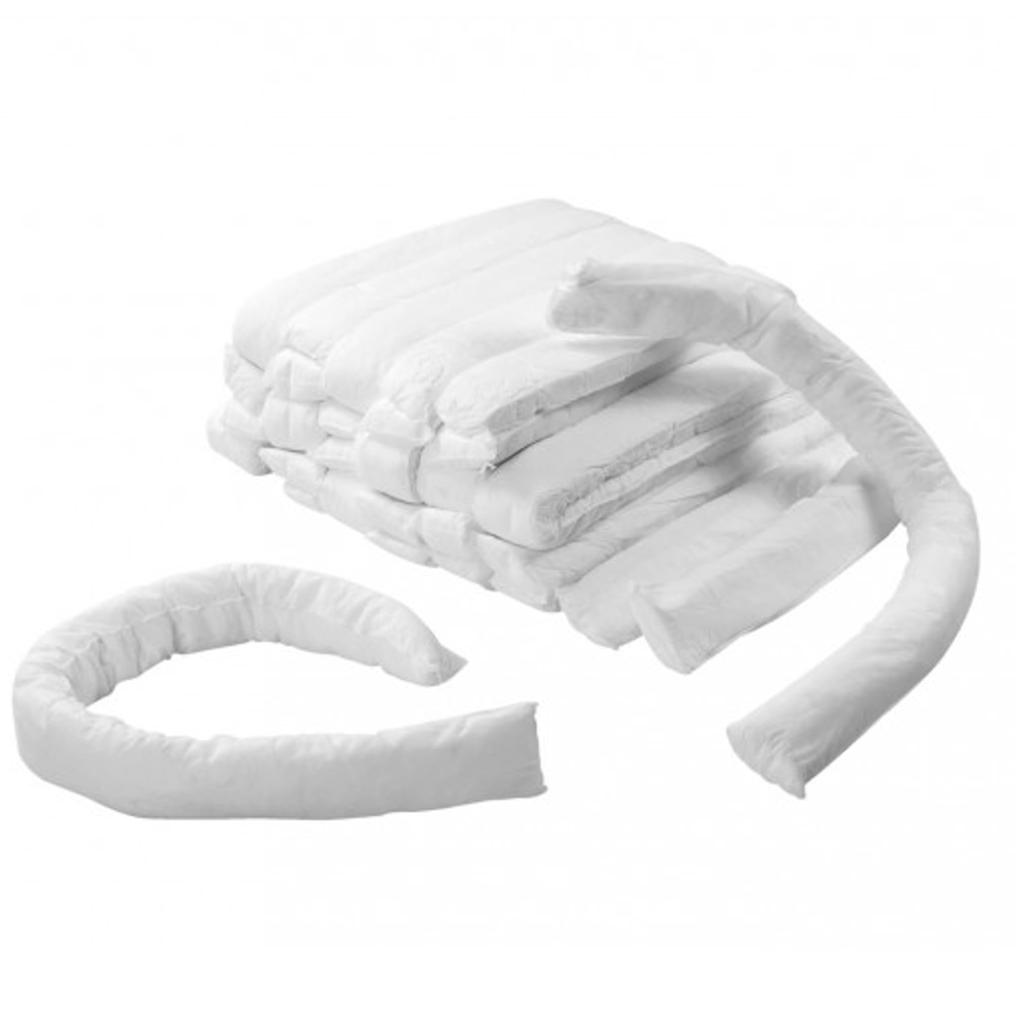 Bricoloco Bariera zatrzymująca Absorpcja węglowodorów i olejów 120x8 cm. Absorbent hydrofobowy do olejów silnikowych i olejów olejowych. Odpychają wodę (3)