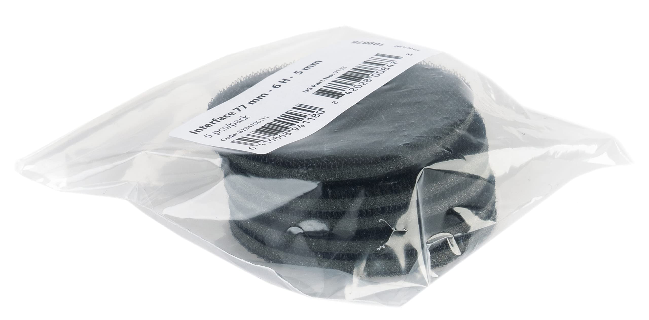 Sanding Disc Protector Pad – 5-Inch Nylon Buffer Mat, Hook & Loop Attachment, Extends Abrasive Life & Protects Backing Plate (2-Pack)