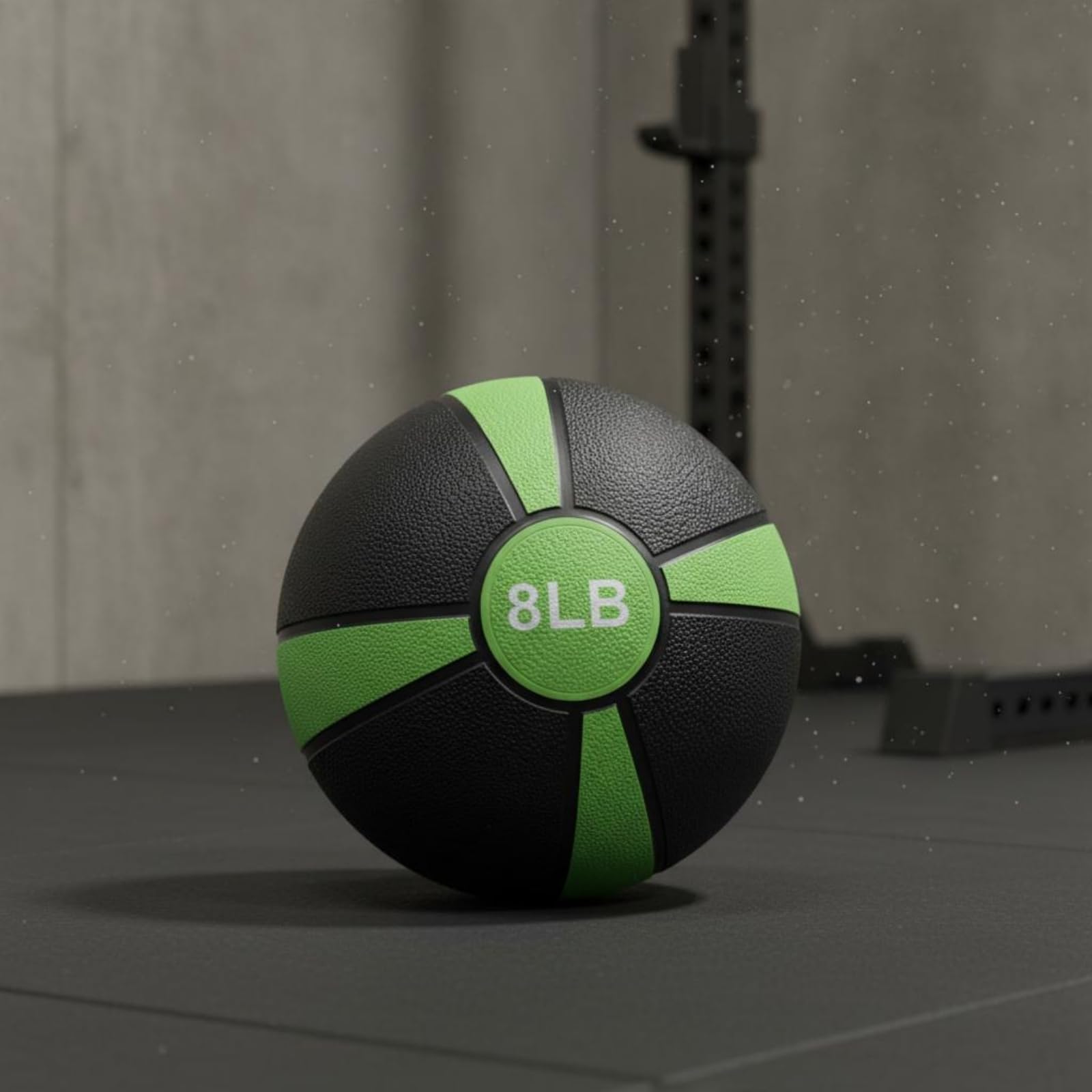 LOVIVER Balón Medicinal de Entrenamiento Balón Gimnasia Pelota Fitness Bola Ejercicio con Superficie Texturizada Antideslizante de Goma Adecuado para
