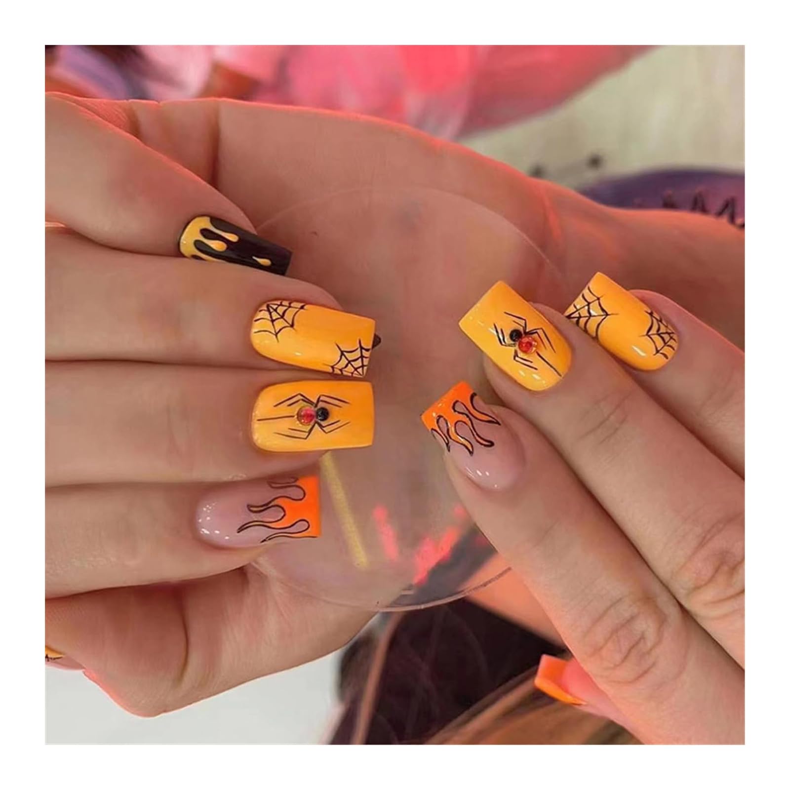 Amazon | ネイルチップ ショート つけ爪ネイルチップ 短めネイル