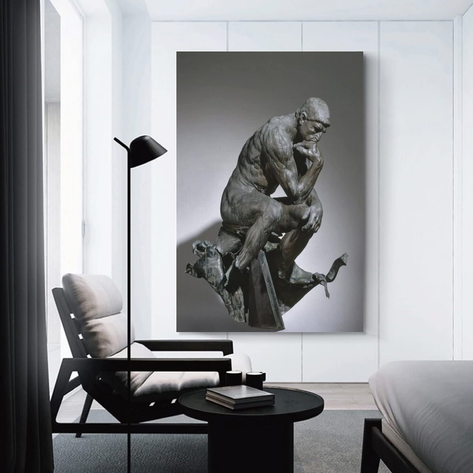 Amazon.com: Auguste Rodin - The Thinker, 1880-1881. Poster