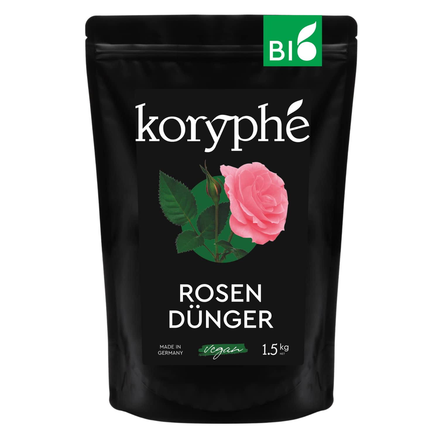 Koryph Bio Rosen-Dnger 1,5 kg - Biologischer & veganer Rosendnger |  umweltfreundlicher Pflanzendnger I Dnger Zimmerpflanzen & Garten aus  natrlichen Inhaltsstoffen | Bio-Dnger : Amazon.de: Garten