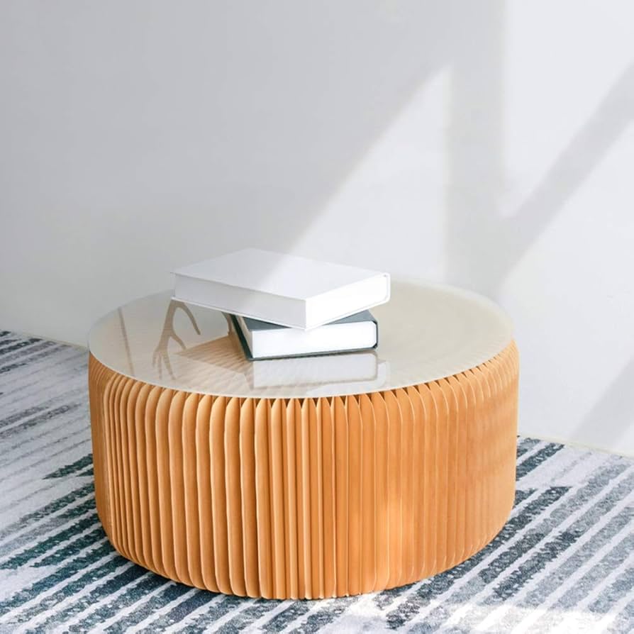 ihpaper アコーディオン折り畳み式ペーパースツールソファチェア Amazon.co.jp: ihpaper 家具柔らかい座席現代デザイン