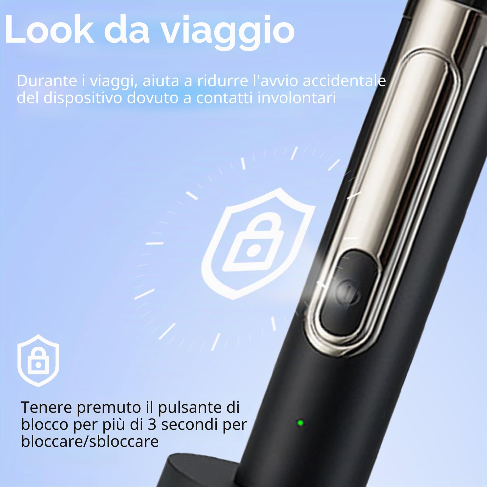 Rasoio Schiena Uomo 4 in 1, IPX6 Impermeabile con Braccio Estensibile | Impermeabile IPX6 | Braccio Estensibile Regolabile | Rasatura Bagnato e Asciutto | Ricaricabile per Corpo e Barba