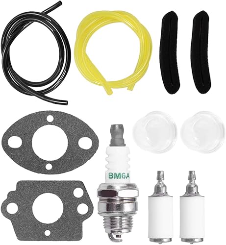 Miniatura 7 de 753-06288 Carburador para TroyBilt TB35EC TB2044XP TB2040XP TB2MB TB430 Murray M25B M2560 MS2550 MS2560 M25B Remington RM430 Soplador de hojas