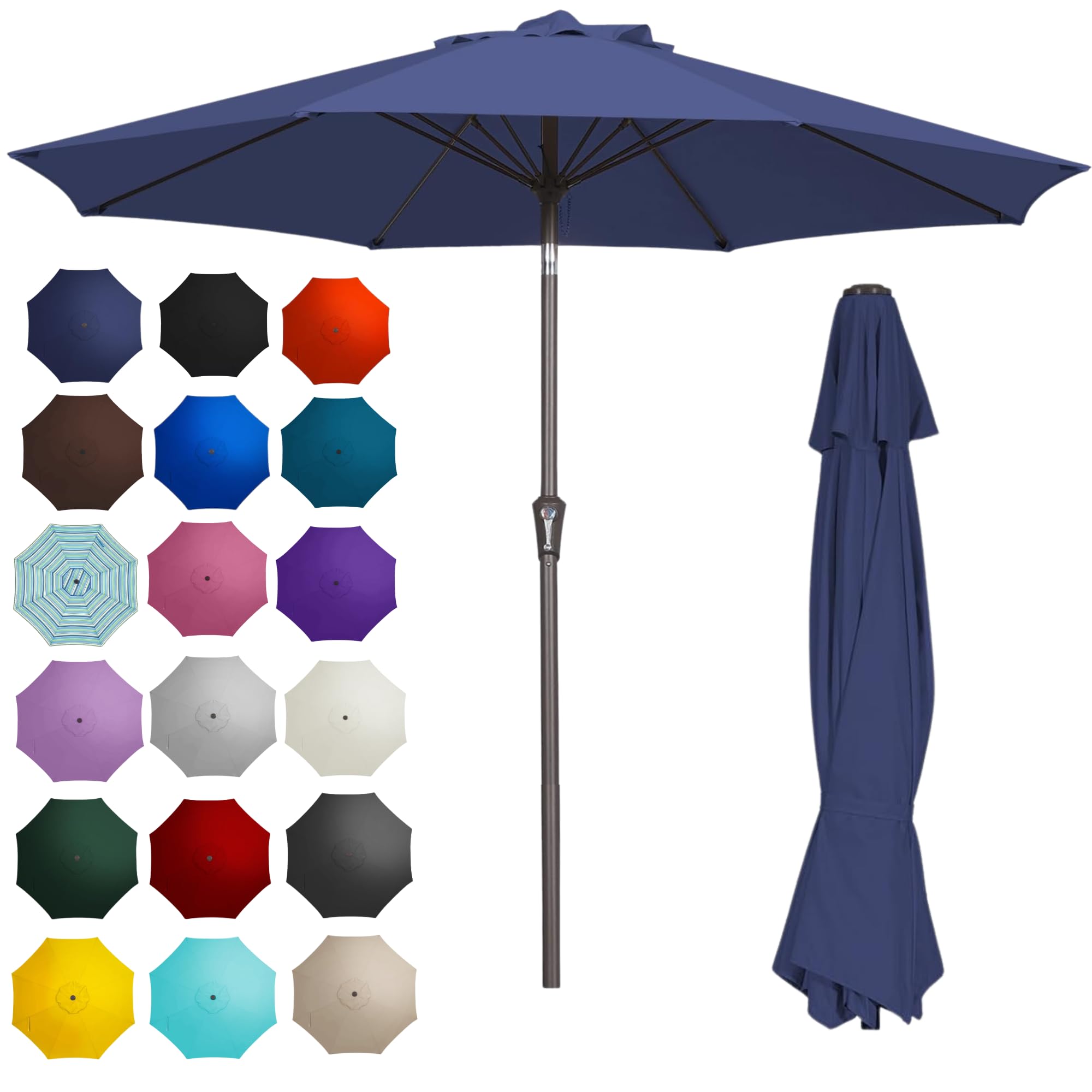 PatioKingdom 9-Foot Outdoor Umbrella