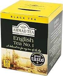 Ahmad Tea London Chá Preto English Tea No. 10 Saquinhos De Chá 20G