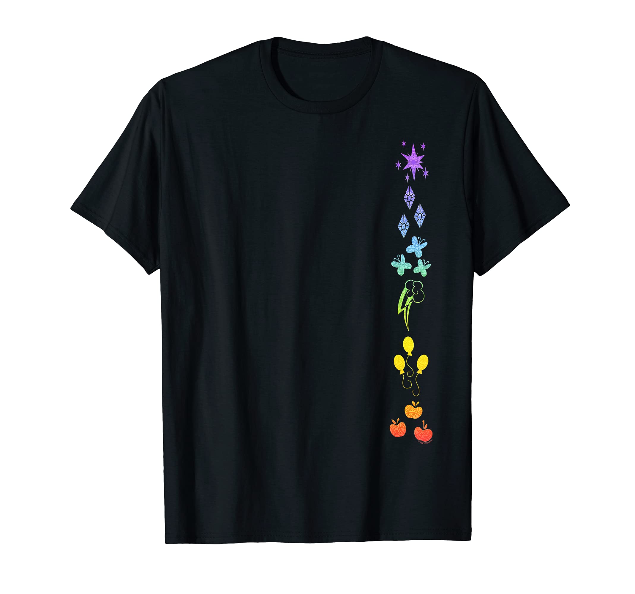 Friendship is Magic Rainbow Ponies Aligned T-Shirt