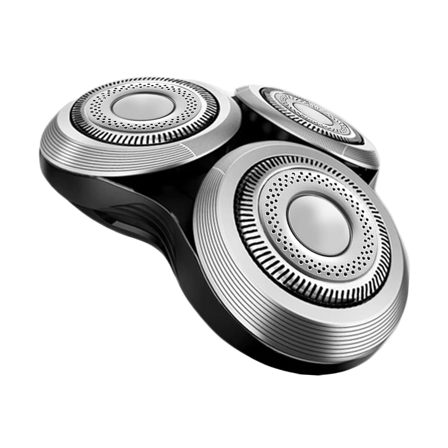 Wone - Cabezal de afeitado de repuesto completo para cabezales de afeitado Philips Norel*o Series 9000, modelo SH90, hebilla metálica y cuchillas de precisión mejoradas de doble capa, plateado