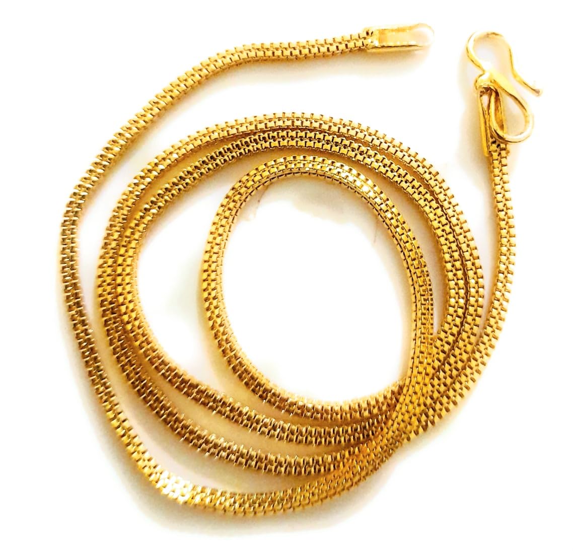 Lallantika (8) 1 gram gold jewellery necklace neck chain artificial fashion stylish imitation long chain for men and women Traditional long copper gold plated imitation artificial chain (B0D4JP2136) Amazon Price History, Amazon Price Tracker