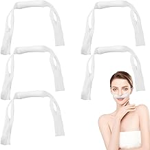 5PCS Elastic Nose Bandages Set,Adjustable Nasal Dressing Holder,Nose Bandage Absorbent Gauze,Nose Bleed Stopper for Post-Surgery,Elastic Bandage Nose Bleed,Wound Care,Nasal Bandage Comfortable