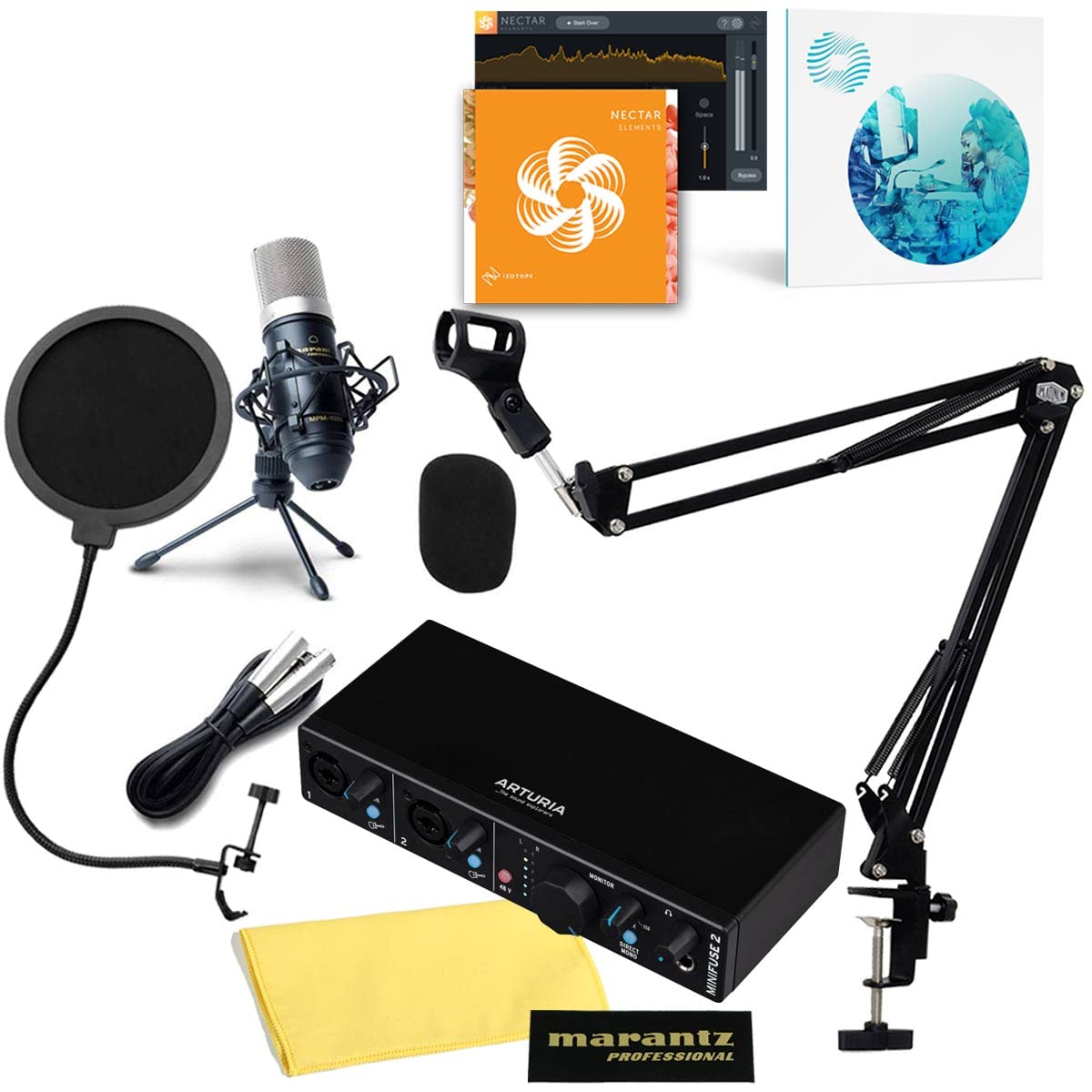 Amazon.co.jp: Arturia/MiniFuse 2 BK 配信・DTMセット MPM-1000J