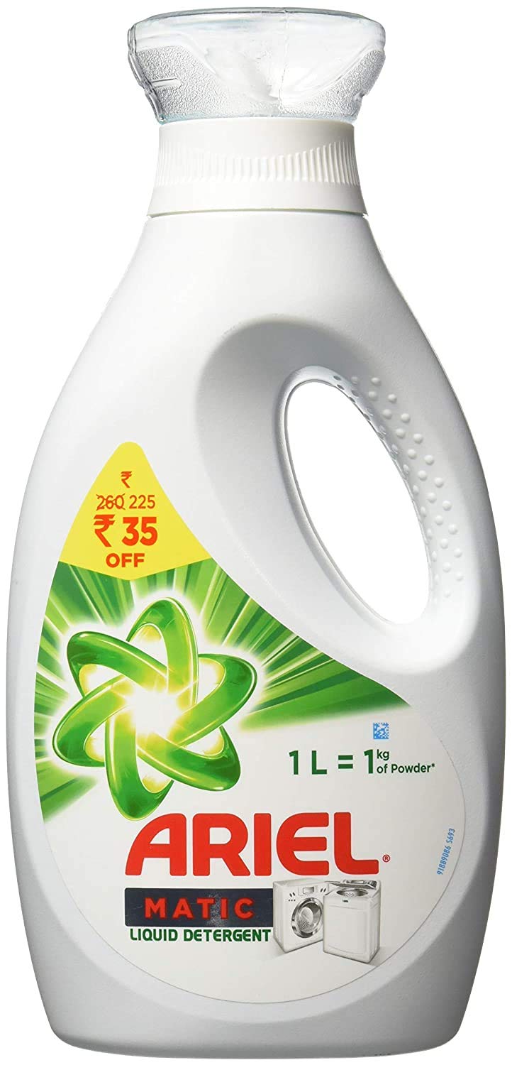 Ariel Matic Liquid Detergent 1 Litre Amazon.in Health & Personal Care