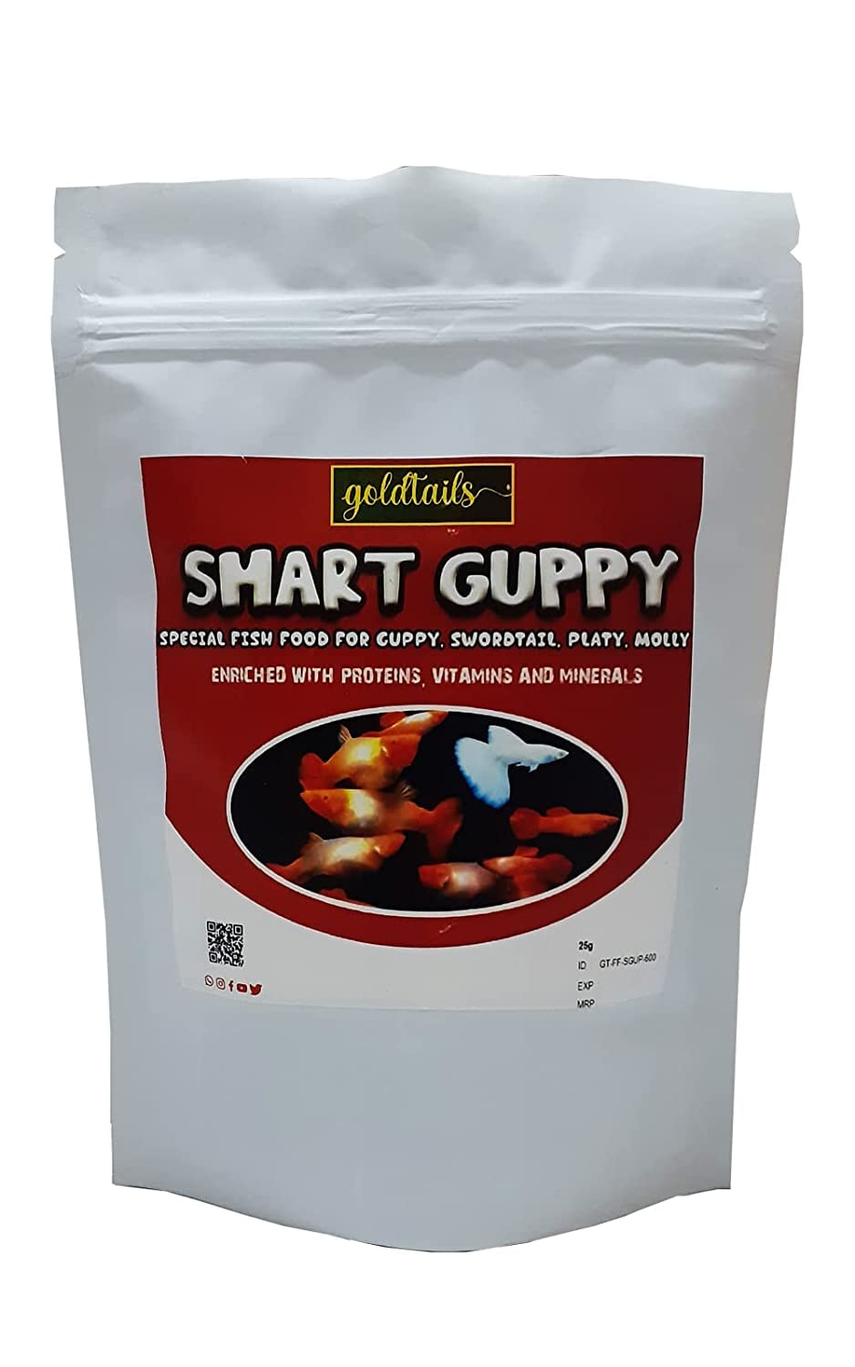 Best Goldtails Smart Guppy Premium Best Guppy Fish Food 25g - by Raccoonse (B0BR8DBBTD) Amazon Price History, Amazon Price Tracker